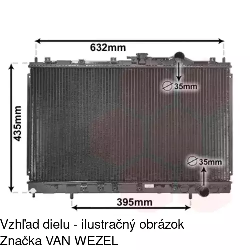 Chladiče vody 523008-1 /POLCAR/ - obr. 2