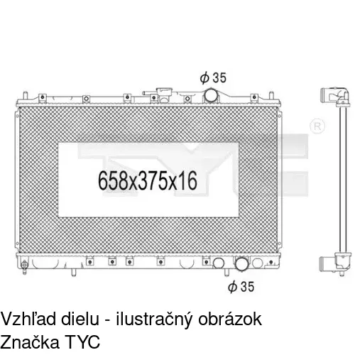 Chladiče vody POLCAR 5230083K