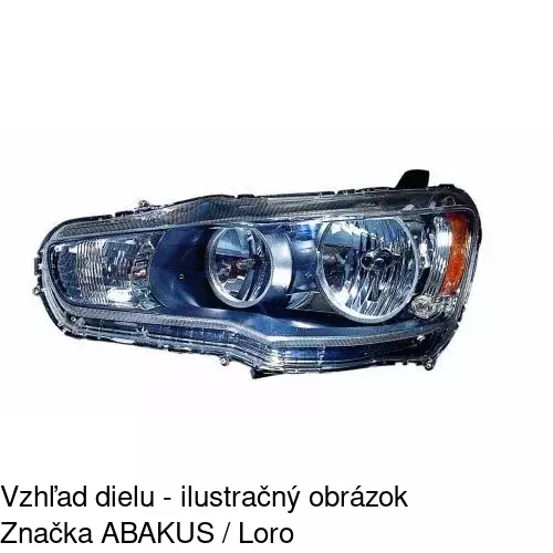 Hlavný reflektor 523410-E /POLCAR/ - obr. 3