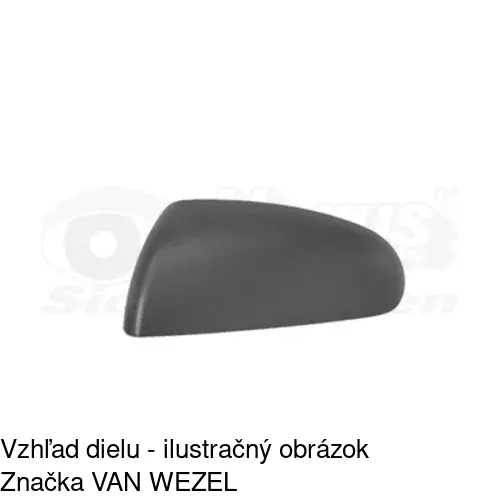Rám vonkajšieho zrkadla 524154PM /POLCAR/ - obr. 2