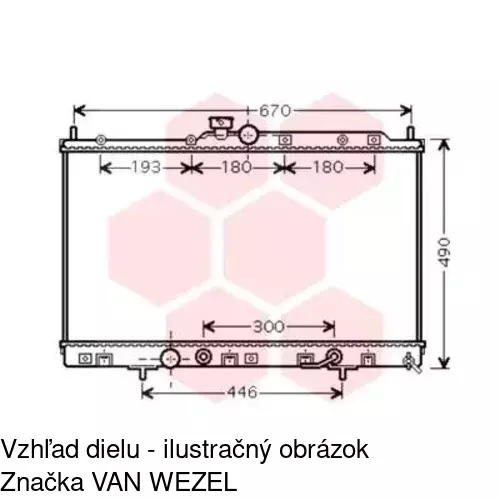 Chladiče vody 5265085K /POLCAR/ - obr. 1
