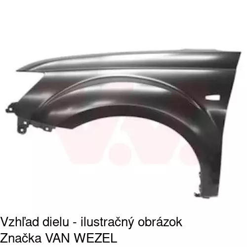 Predný blatník 526601 /POLCAR/ - obr. 1