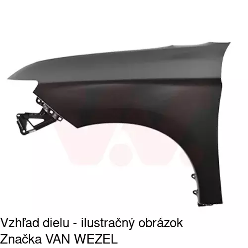 Predný blatník 52D101 /POLCAR/ - obr. 1