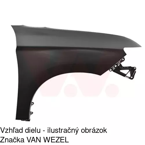 Predný blatník 52D102 /POLCAR/ - obr. 1