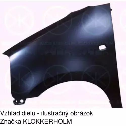 Predný blatník POLCAR 550302