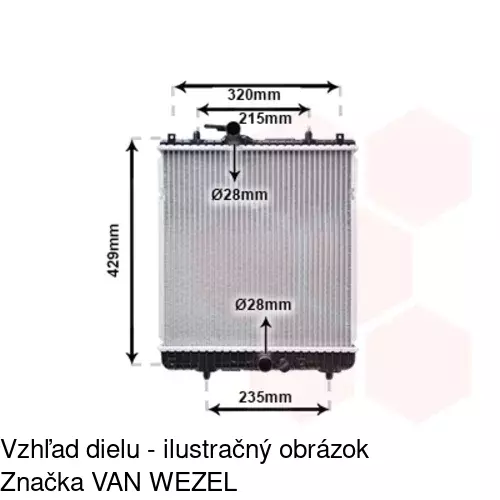 Chladiče vody 550308-3 /POLCAR/ - obr. 2