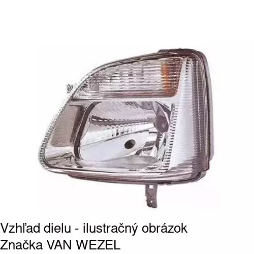 Hlavný reflektor 5503091E /POLCAR/ - obr. 3