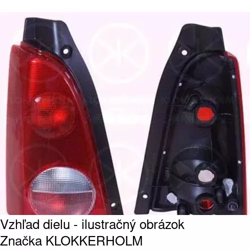 Zadné svetlo POLCAR 550387-E
