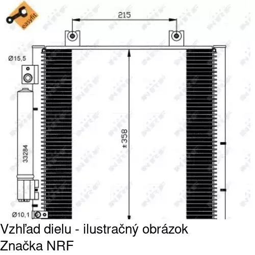 Chladiče klimatizácie 5503K8C1 /POLCAR/ - obr. 2