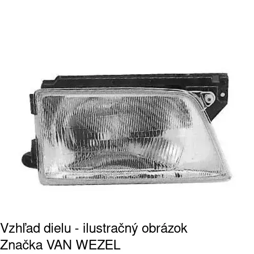 Hlavný reflektor 5505090E /POLCAR/ - obr. 2