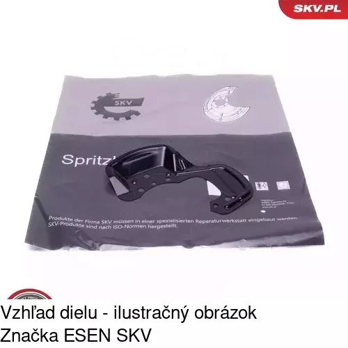 Brzdovy štít 5505OT10 /POLCAR/ - obr. 2