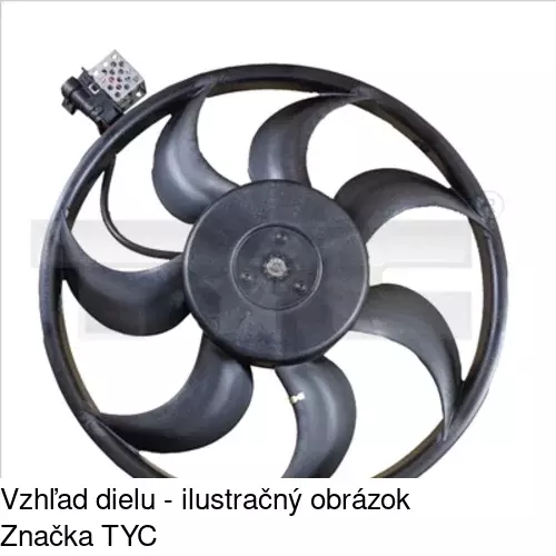 Ventilátory chladičov POLCAR 550823W3