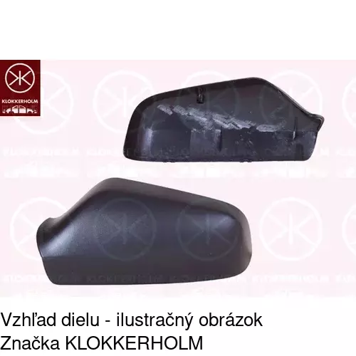 Rám vonkajšieho zrkadla POLCAR 550857TE