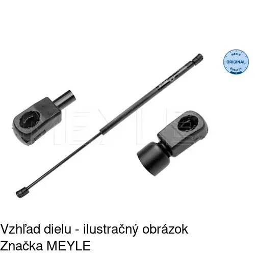 Plynová pružina 5508AB1D /POLCAR/ - obr. 2