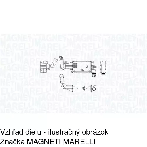 Chladiče vzduchu (Intercoolery) 5508J82X /POLCAR/ - obr. 2