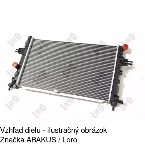 Chladiče vody 550908-5 /POLCAR/ - obr. 2