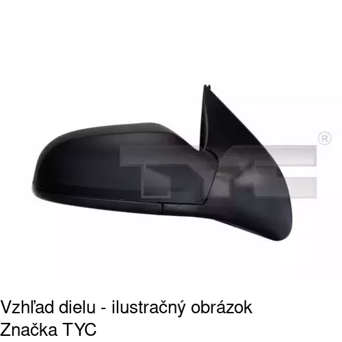 Vonkajšie zrkadlo POLCAR 5509525E
