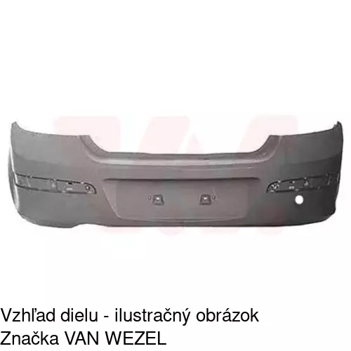 Zadný nárazník 550996 /POLCAR/ - obr. 1
