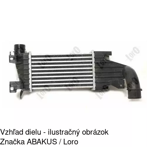 Chladiče vzduchu (Intercoolery) 5509J8-2 /POLCAR/ - obr. 2