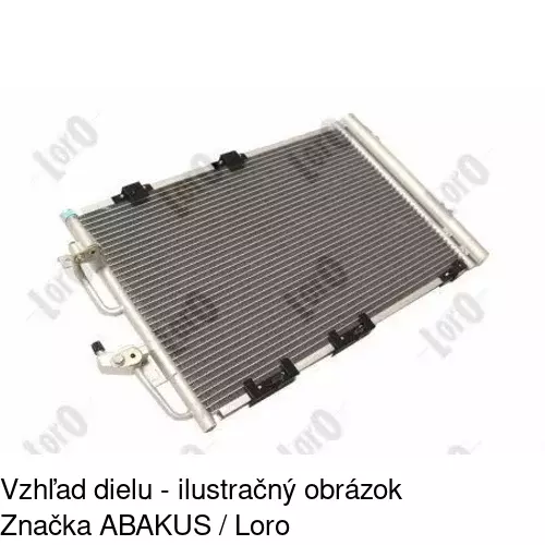 Chladiče klimatizácie 5509K8C2S /POLCAR/ - obr. 3