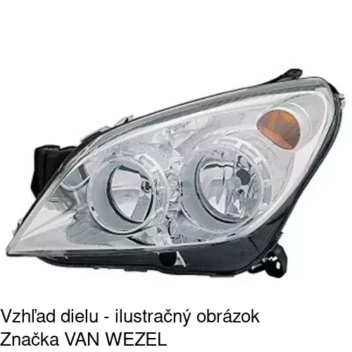 Hlavný reflektor 551009-E /POLCAR/ - obr. 4