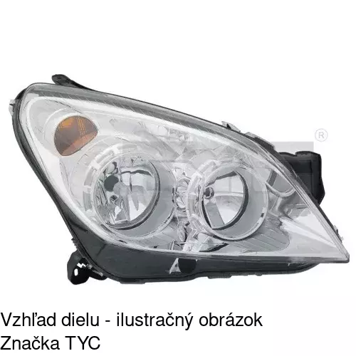 Hlavný reflektor POLCAR 551010-E
