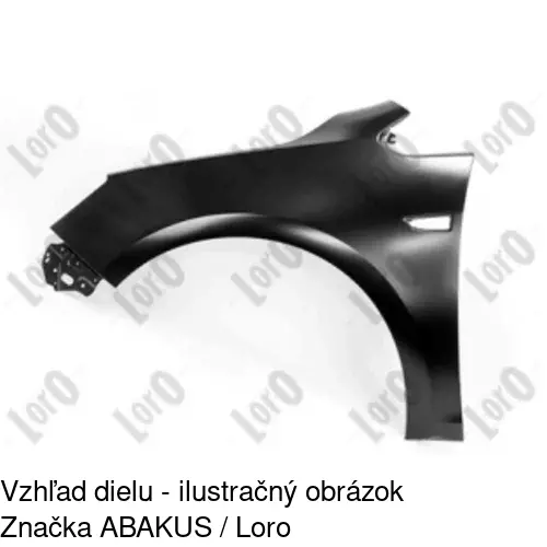 Predný blatník 551101 /POLCAR/ - obr. 2