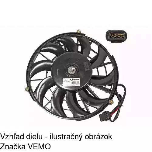 Ventilátory chladičov 551423W2-Q /POLCAR/ - obr. 1