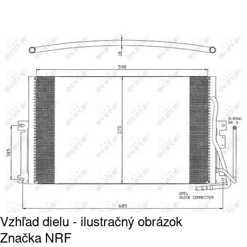 Chladiče klimatizácie 5517K81X /POLCAR/ - obr. 2