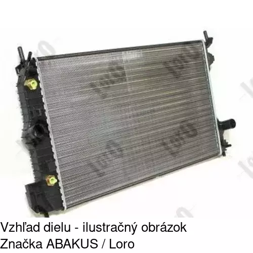 Chladiče vody 551808-6 /POLCAR/ - obr. 2