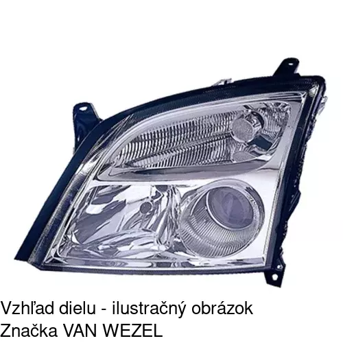 Hlavný reflektor 5518090E /POLCAR/ - obr. 4