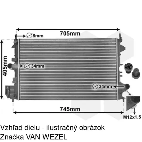 Chladiče vody 551908A1 /POLCAR/ - obr. 2