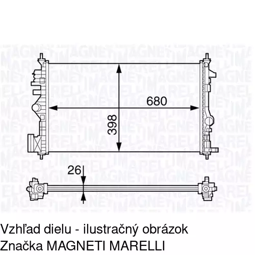 Chladiče vody 5520083K /POLCAR/ - obr. 1