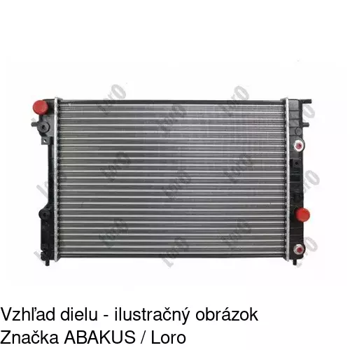 Chladiče vody 552708-3 /POLCAR/ - obr. 2
