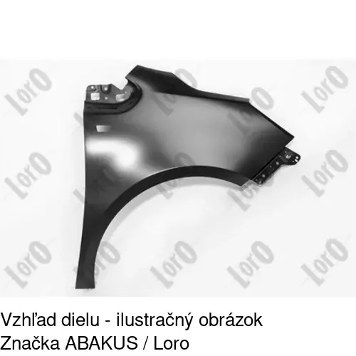 Predný blatník 554602 /POLCAR/ - obr. 1