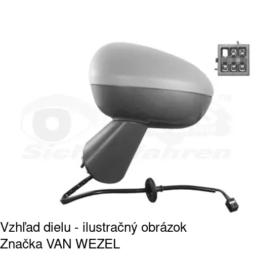 Vonkajšie zrkadlo 5546514S /POLCAR/ - obr. 3