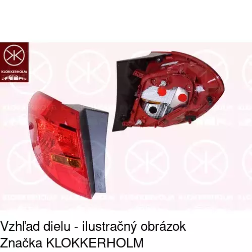 Zadné svetlo POLCAR 554688-U