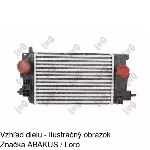 Chladiče vzduchu (Intercoolery) 5546J82X /POLCAR/ - obr. 2