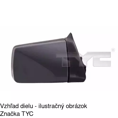 Vonkajšie zrkadlo 5551511M /POLCAR/ - obr. 4