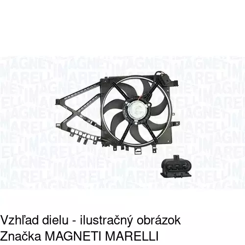 Ventilátor bez krytu / podpery 555623U6 /POLCAR/ - obr. 4