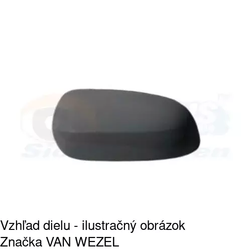 Rám vonkajšieho zrkadla 555654TM /POLCAR/ - obr. 5