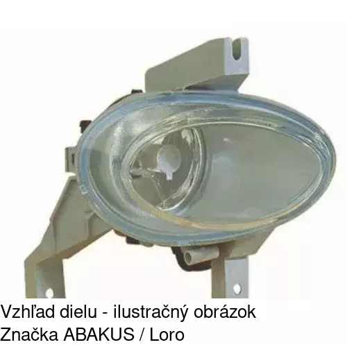 Hmlové svetlo - zadné 555697-V /POLCAR/ - obr. 5