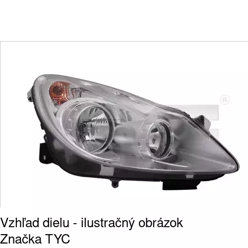 Hlavný reflektor POLCAR 5558101E