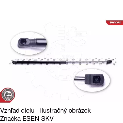 Plynová pružina 5558AB1 /POLCAR/ - obr. 4