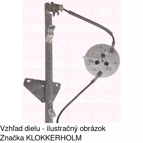 Elektrický mechanizmus okna dverí POLCAR 5558PSE6