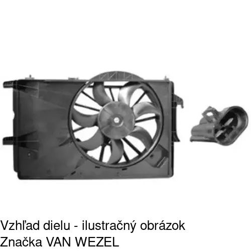 Ventilátory chladičov 555923W6 /POLCAR/ - obr. 2