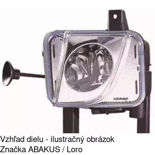 Hmlové svetlo - predné 555929-E /POLCAR/ - obr. 1