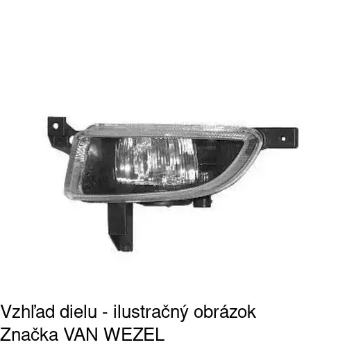 Hmlové svetlo - predné 556029-E /POLCAR/ - obr. 5