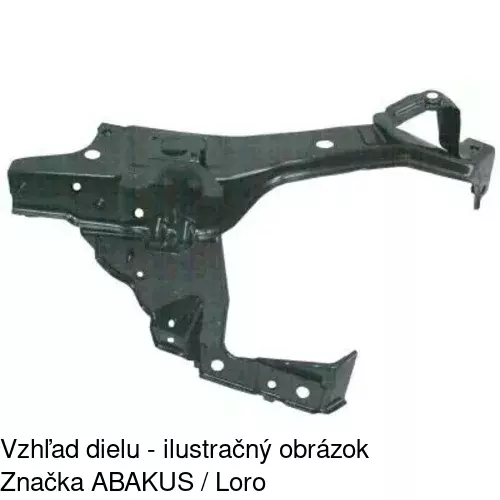 Držiak predného pásu 556104-5 /POLCAR/ - obr. 1
