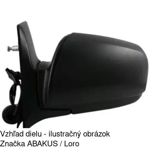 Vonkajšie zrkadlo POLCAR 5563525E